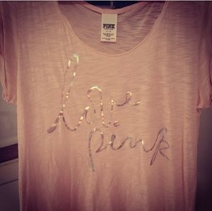 Victoria's Secret Pink Short Sleeve Shirt